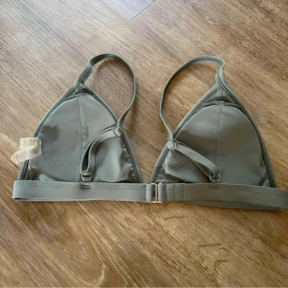 Quint Sol White Label XS Fashion Colours Tri Bikini Top Swim Blue Adjustable - Picture 6 of 6